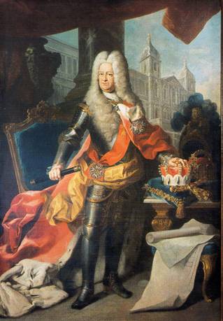Karl III Philipp von der Pfalz  ca. 1733   J. Ph. van der Schlichten   1681-1745    Location TBD